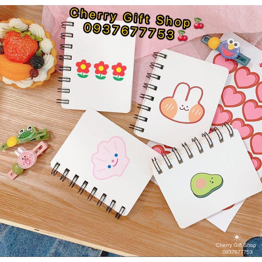 Sổ Tay Lò Xo Mini Sổ Tay Ghi Chép Mini Họa Tiết Siêu Dễ Thương