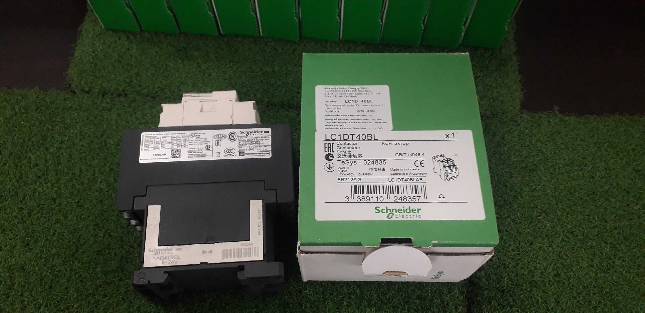 | CHÍNH HÃNG| Khởi động từ LC1DT40BL Schneider 4P 40A coil 24Vdc
