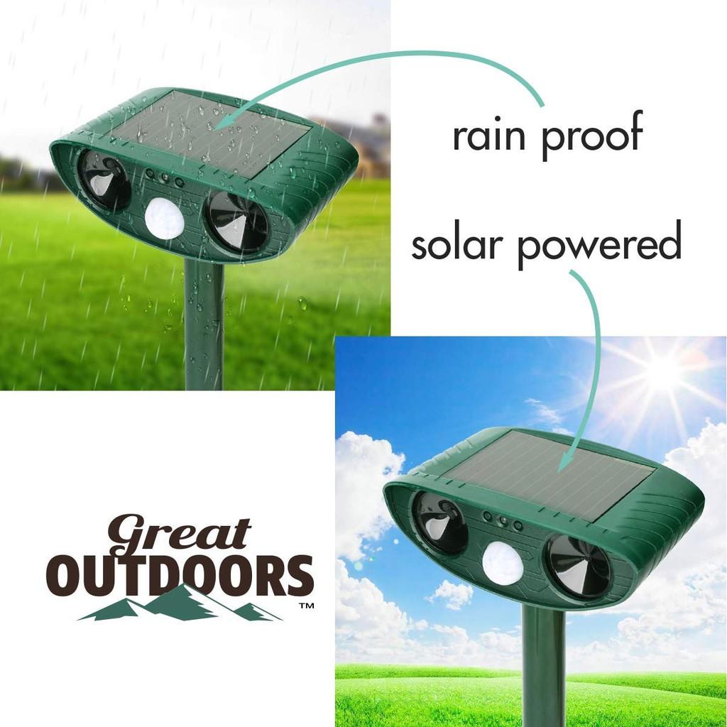 Máy đuổi chim gây hại trên đồng năng lượng mặt trời