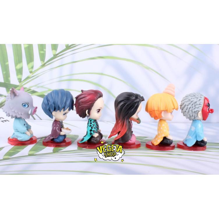 Mô hình Kimetsu No Yaiba - Mô hình thanh gươm diệt quỷ - WCF - Inosuke Giyuu Tanjirou Nezuko Zenitsu Sakonji - Cao 8cm