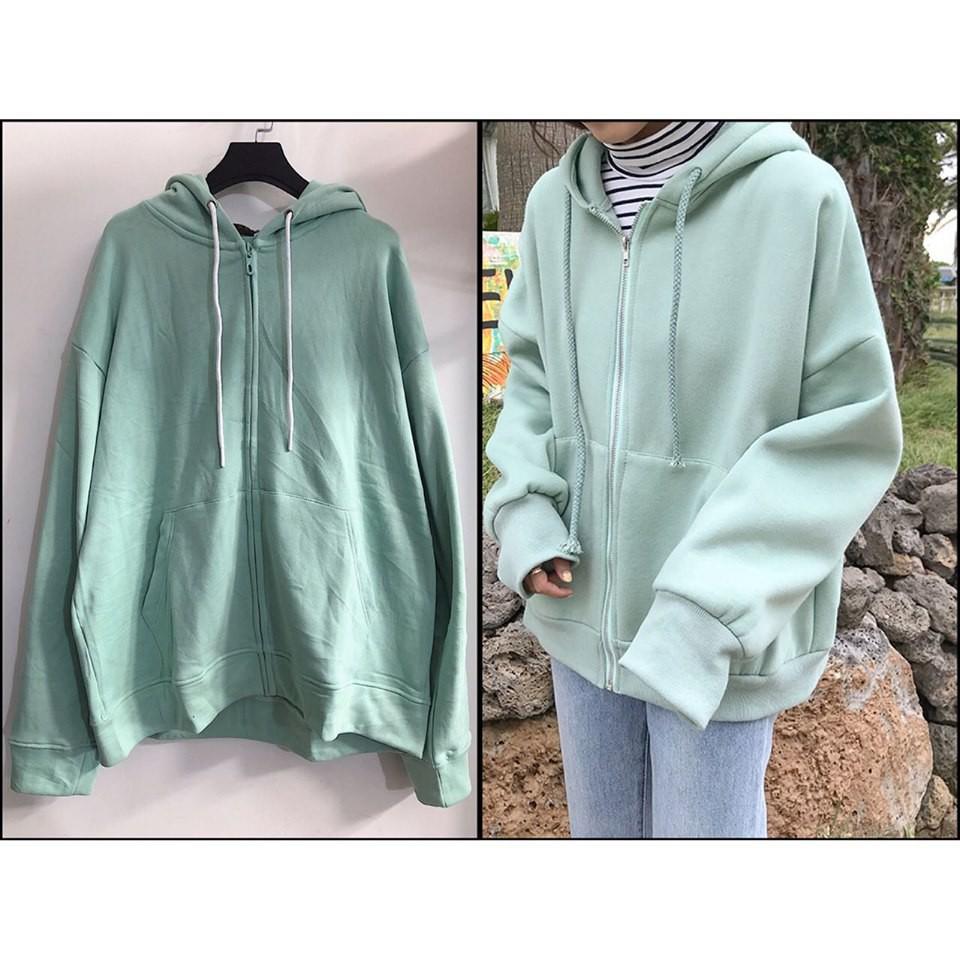 ÁO HOODIE ZIP TRƠN NHIỀU MÀU