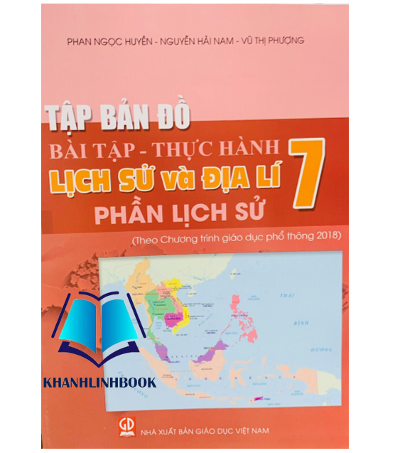 Sách - Tập bản đồ Bài tập Thực hành, Lịch sử và Địa lí, Phần lịch sử 7