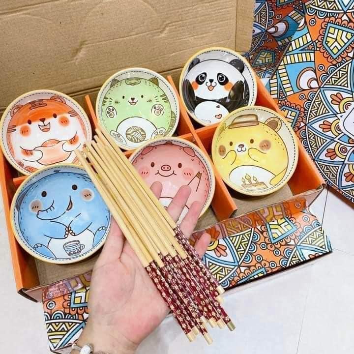 SET BAT ĐŨA SỨ HÌNH THÚ CAO CẤP
