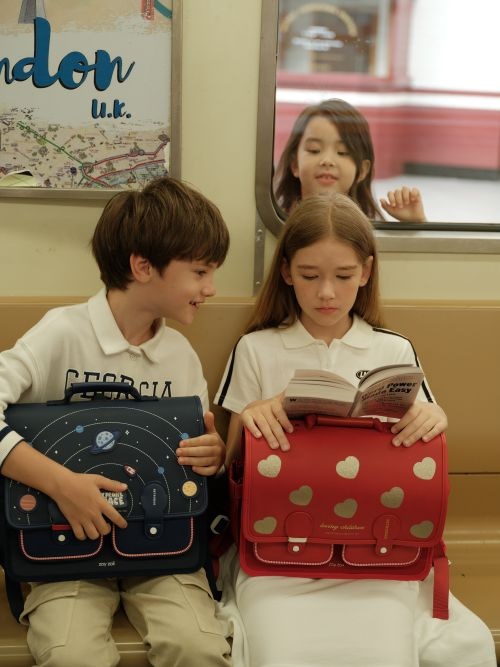 Balo chống gù Zoyzoii B66 Retro Series Backpack, cặp đi học cao cấp dành cho bé trai bé gái - Hàng chính hãng