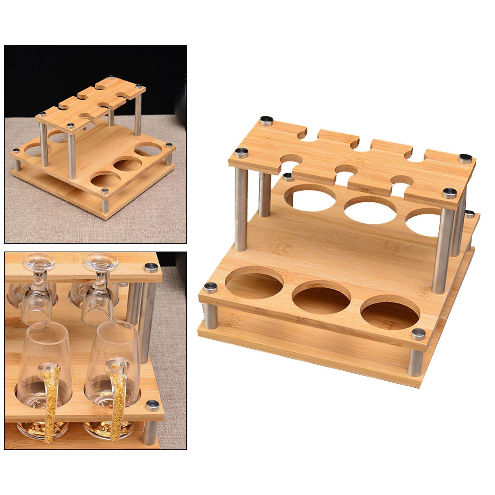 Cup Holder Cup Rack Drink Cup Storage Holder for Bar Nightclub Hotel Kitchen Decoration