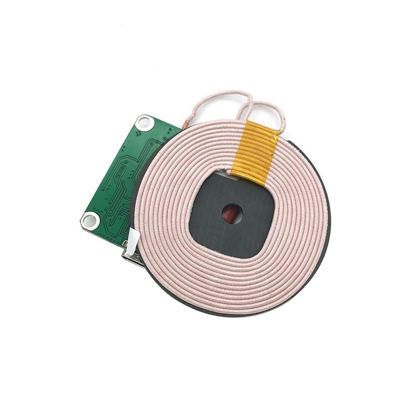 20W Công suất cao 5V 12V Sạc nhanh Bộ sạc không dây Mô-đun bộ sạc không dây Type-C USB + cuộn QI Qi Universal cho pin điện thoại xe hơi