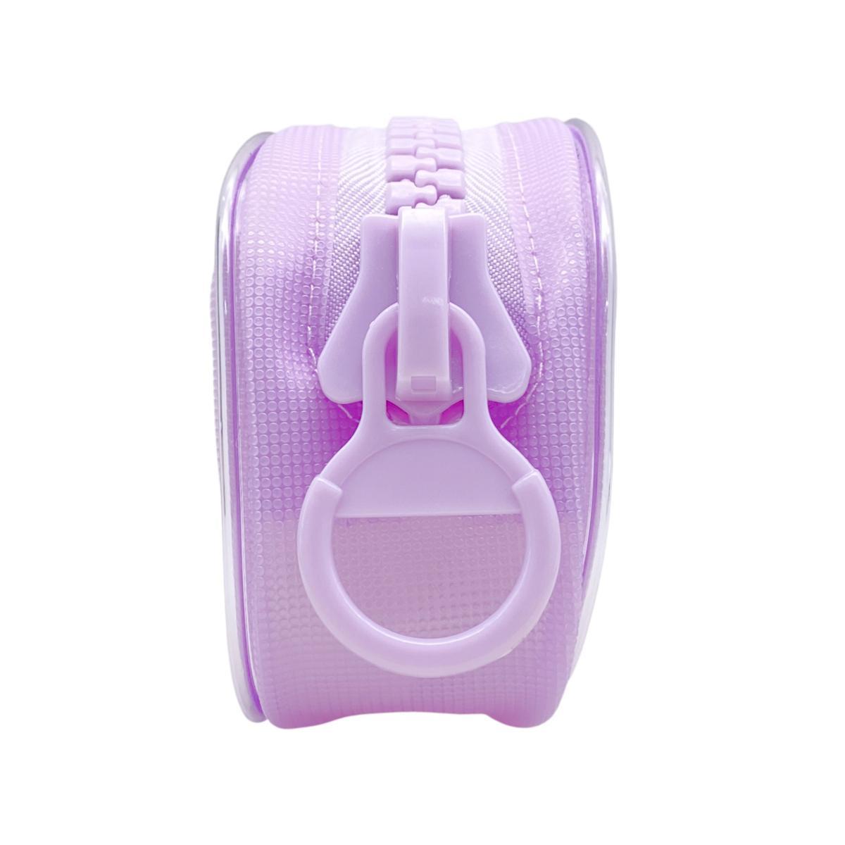 Bóp Viết Nhựa Khóa To - AGLQ230004 - Màu Tím