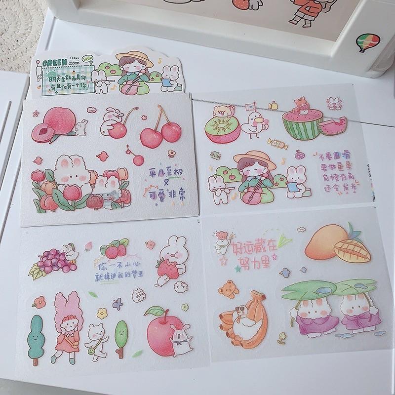 Sticker Nhũ ( Set 4 Tấm )