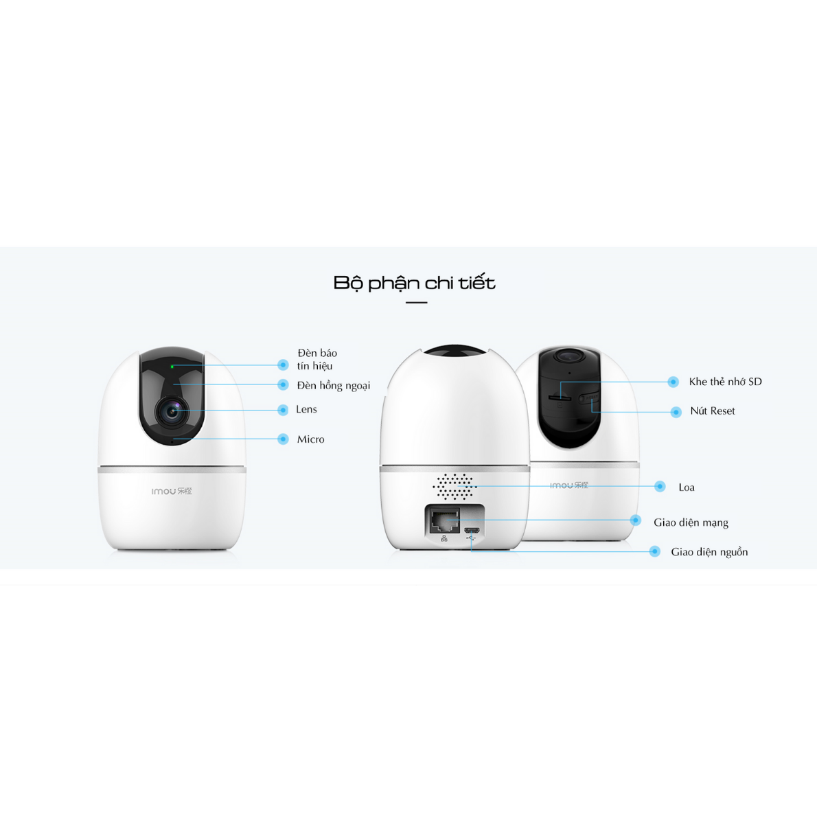 Camera Wifi 2MP IMOU RANGER 2 A22EP đàm thoại hai chiều, báo động bất thường - Hàng chính hãng