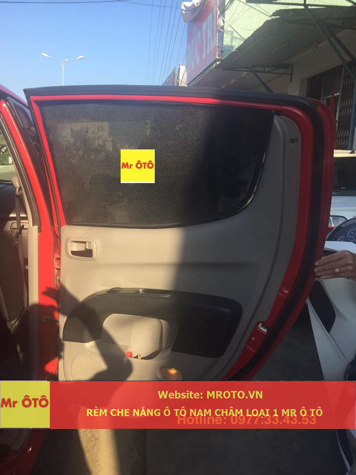Rèm Che nắng xe Triton 2010-2015 loại 1 có hút nam châm, Vải dày dặn, chống nắng tuyệt đối