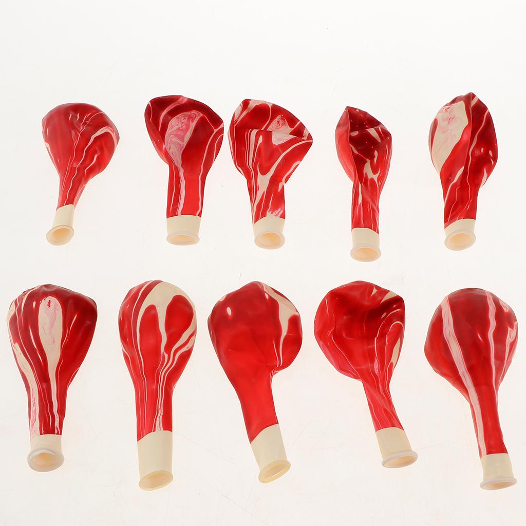10pcs Agate Color Painted Latex Balloons Wedding Birthday Party Decor