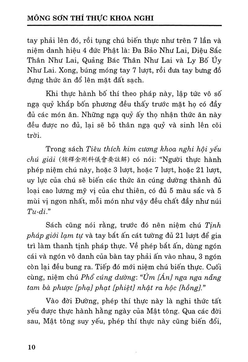 Sách - Mông Sơn Thí Thực Khoa Nghi