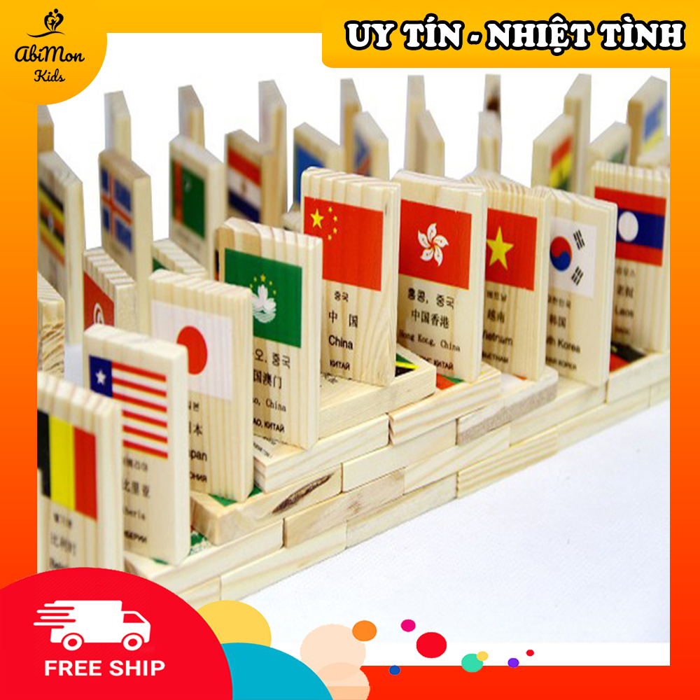 Domino Gỗ Số Đếm  || Montessori cao cấp || Đồ chơi Gỗ - Giáo dục - An toàn - Thông minh