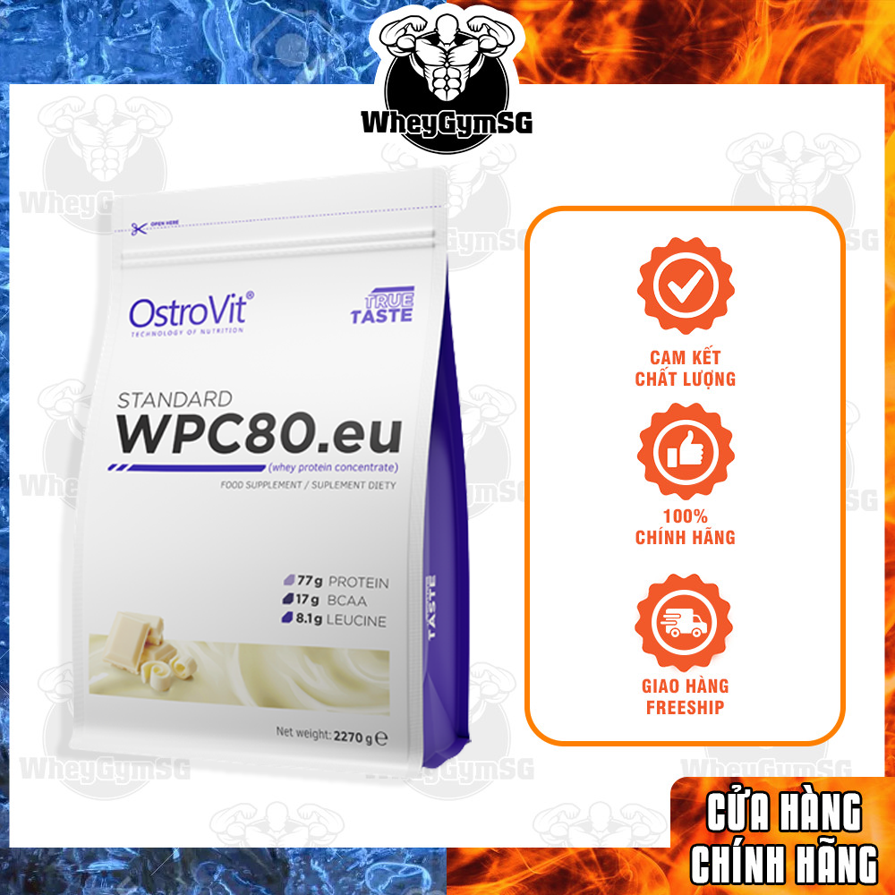 OSTROVIT WHEY CONCENTRATE Sữa Dinh Dưỡng Tăng Cơ Bắp Ostrovit Whey Protein Concentrate WPC80 2.27kg