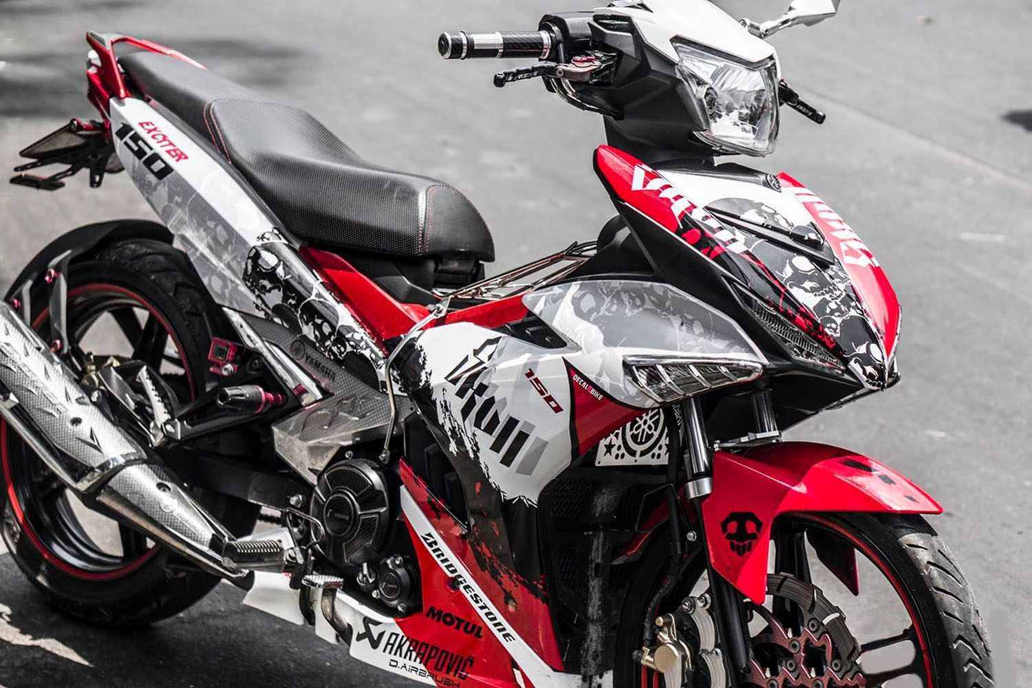 Tem trùm Exciter 150 Skull