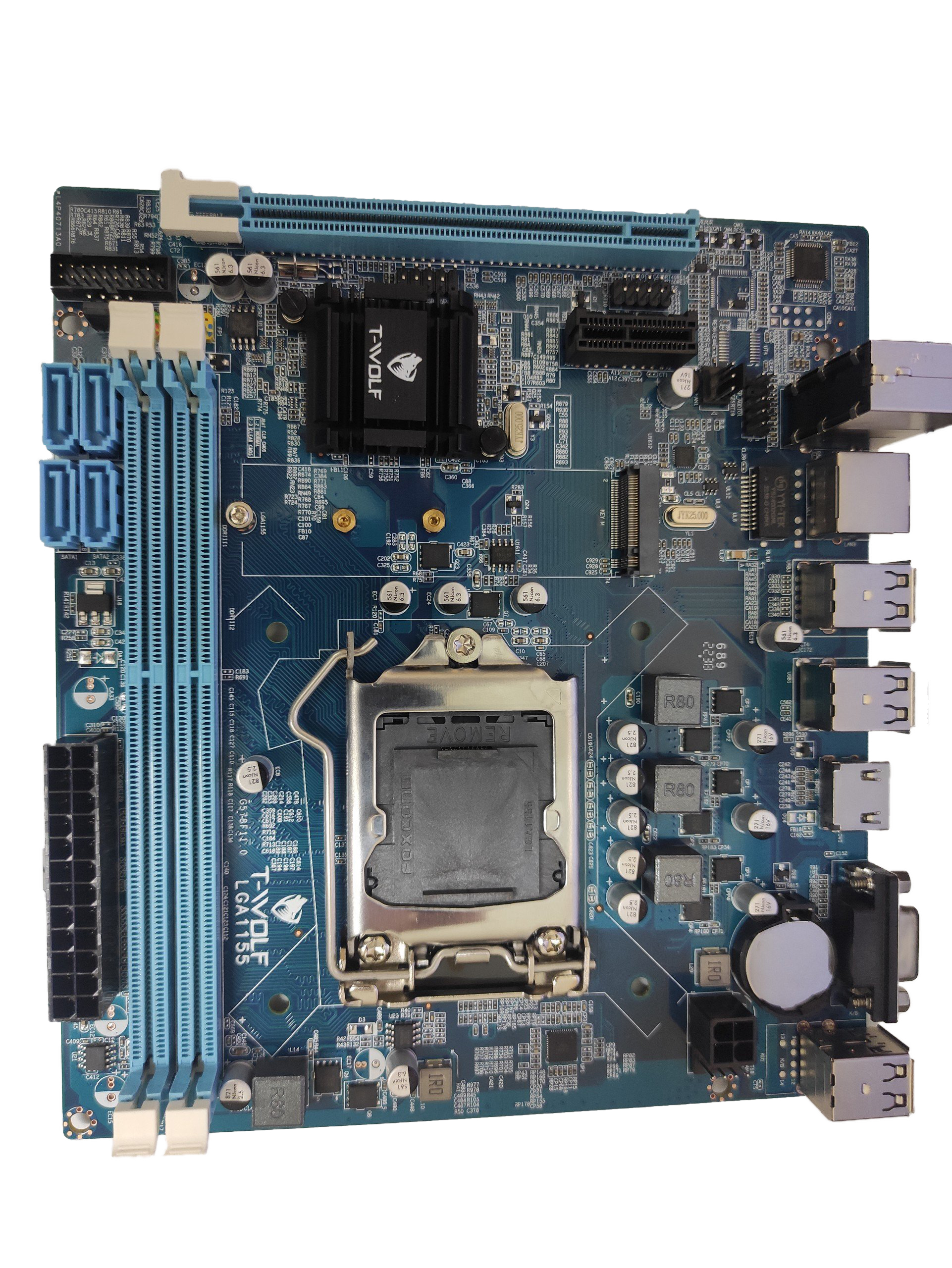 Bo Mạch Chủ Main T-WOLF H61 Socket LGA1155 - Hàng Chính Hãng