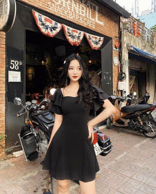 Đầm dự tiệc trễ vai nhiều màu sang chảnh