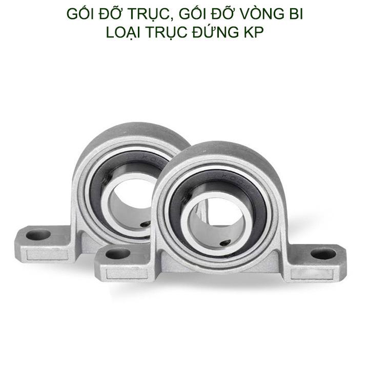 01 Gối đỡ trục, gối đỡ vòng bi loại đứng KP, làm bằng hợp kim chắc chắn