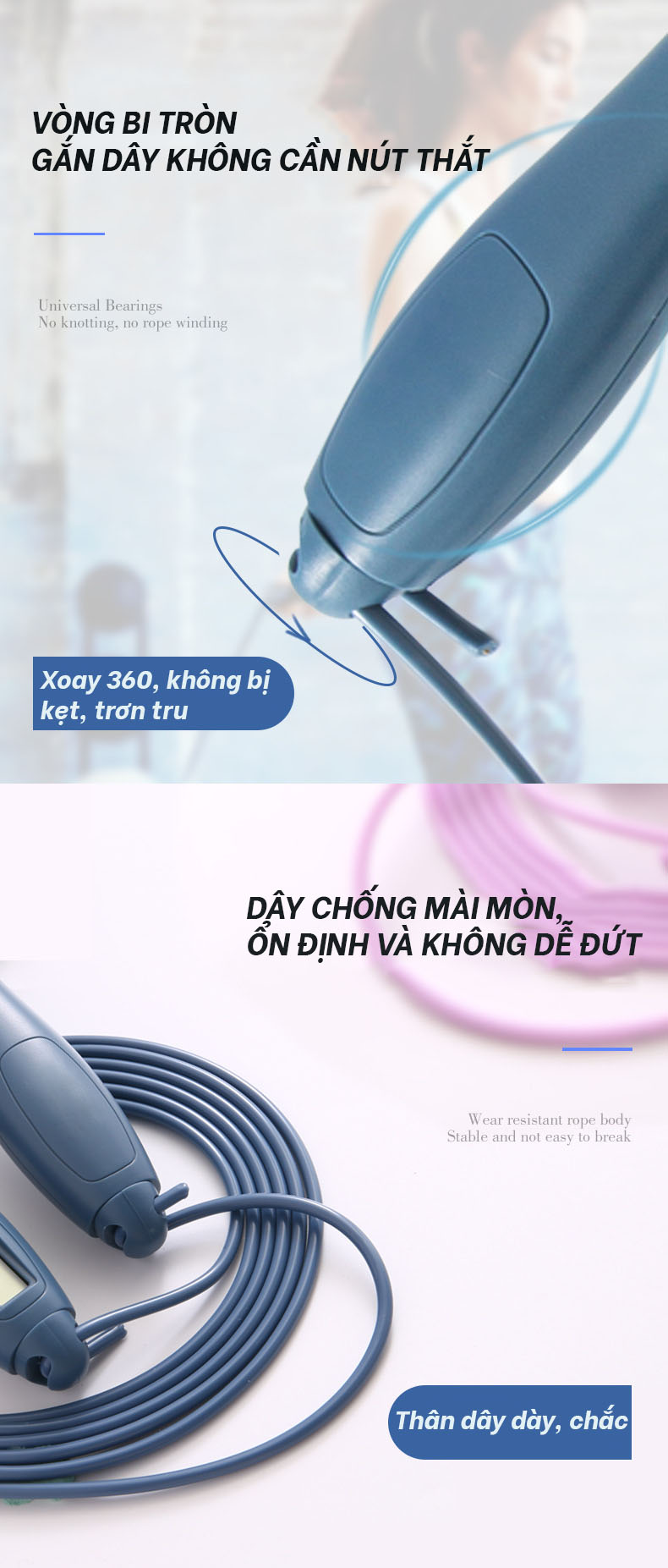 Dây Nhảy Điện Tử Thông Minh  Đếm Số ĐiệnTử Calo &amp; Km - Điểu Chỉnh Chiều Dài Dây Dễ Dàng-Hỗ Trợ Đốt Mỡ Hiệu Quả