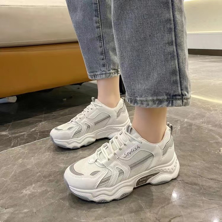 Giày thể thao nữ GEMI - giày ullzzang màu Đen- Trắng, kiểu dáng trẻ trung, thời trang - M7285