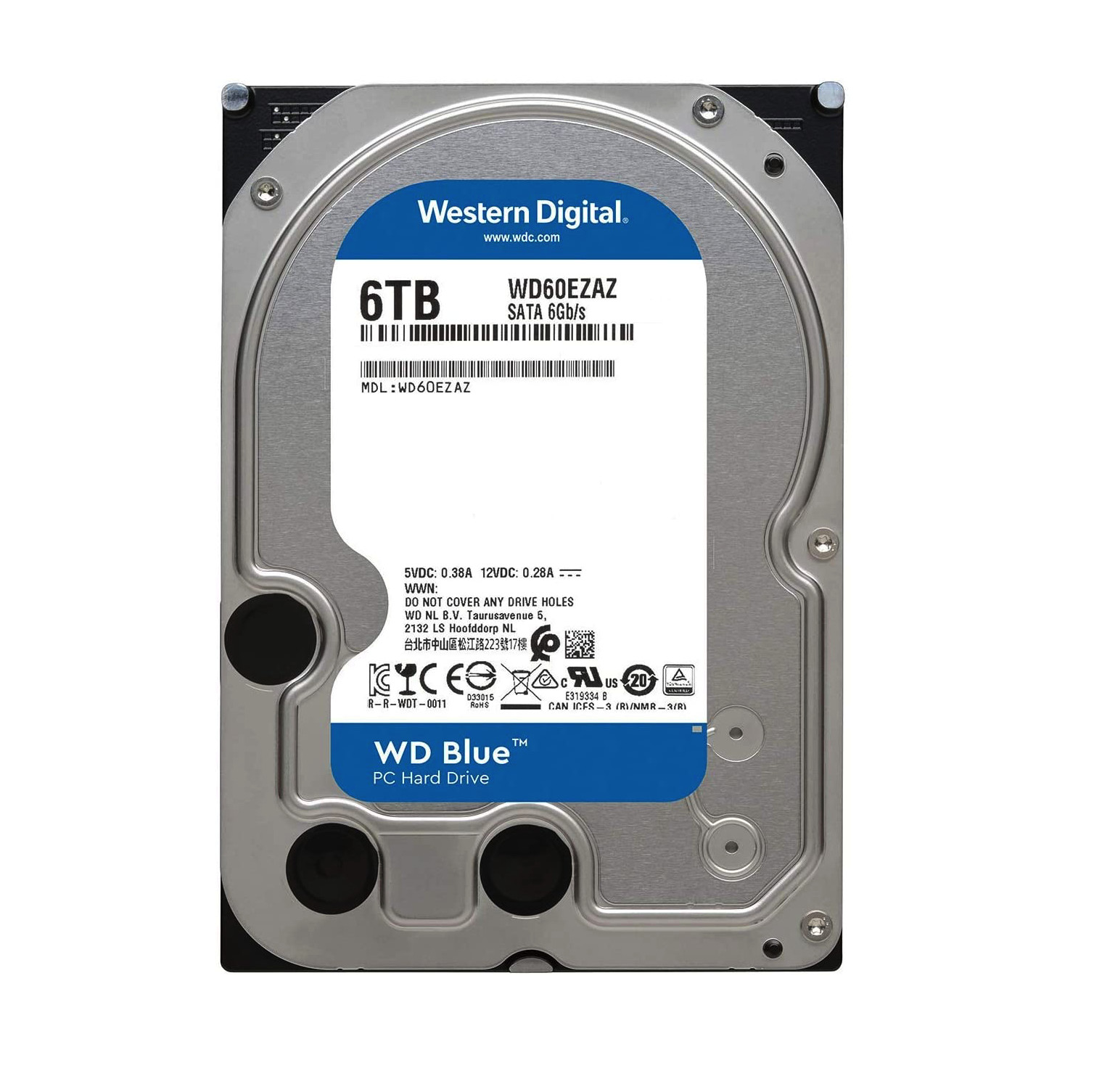 Ổ cứng gắn trong HDD Western Digital BLUE 6TB - Hàng nhập khẩu