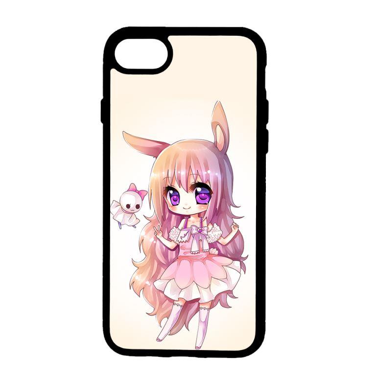 Ốp lưng dành cho Iphone 8 Ani Tai Thỏ - Hàng Chính Hãng