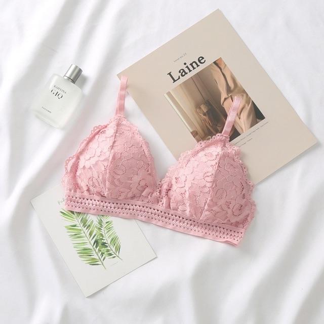 Bộ Bra Ren Ngàn Hoa Mút Mỏng 8838