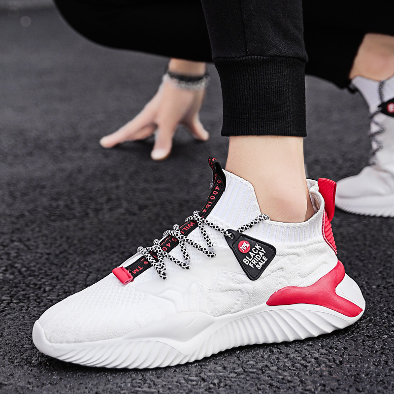 Giày Thể Thao Nam GEMI - Giày Sneaker Kaki - Đen Xanh - Đỏ Trắng, Giày Thể Thao Vải Thoáng Khí, Đế Chống Trượt - G5010