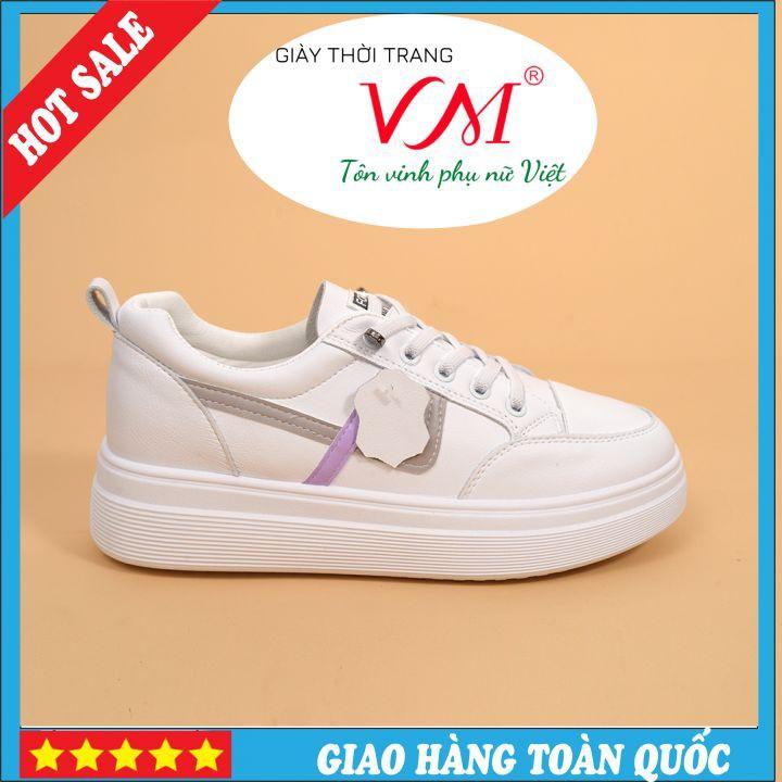 Giày Thể Thao Nữ, Chiều Cao 3CM, Da Thật Êm Ái, Bền Chắc Và Thời Trang - TT.P14108_VIOLET