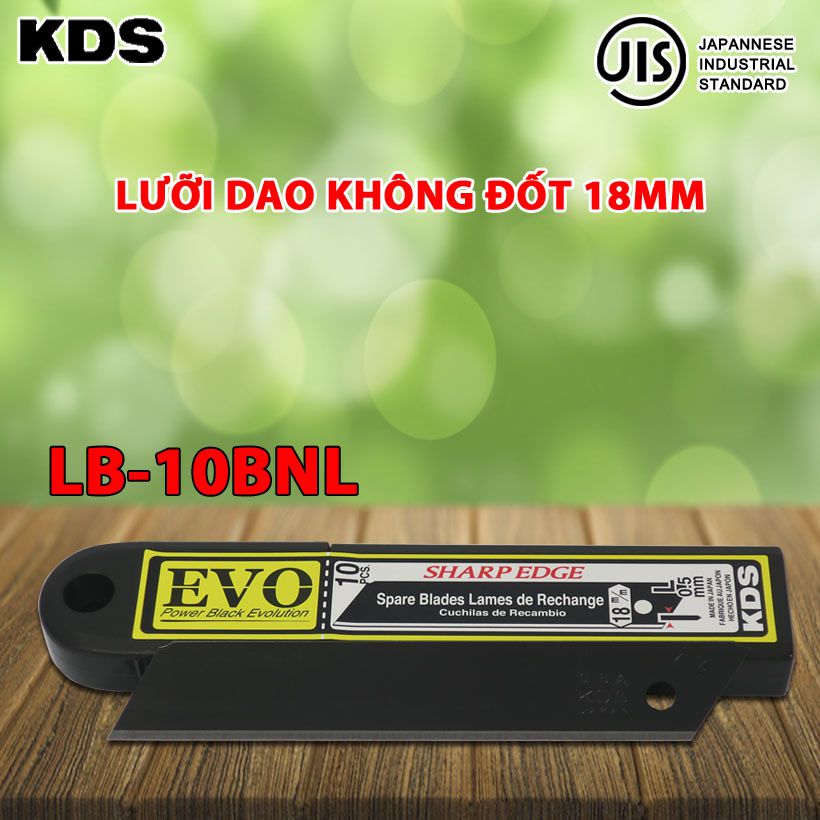 Lưỡi dao không đốt 18mm KDS LB-10BNL