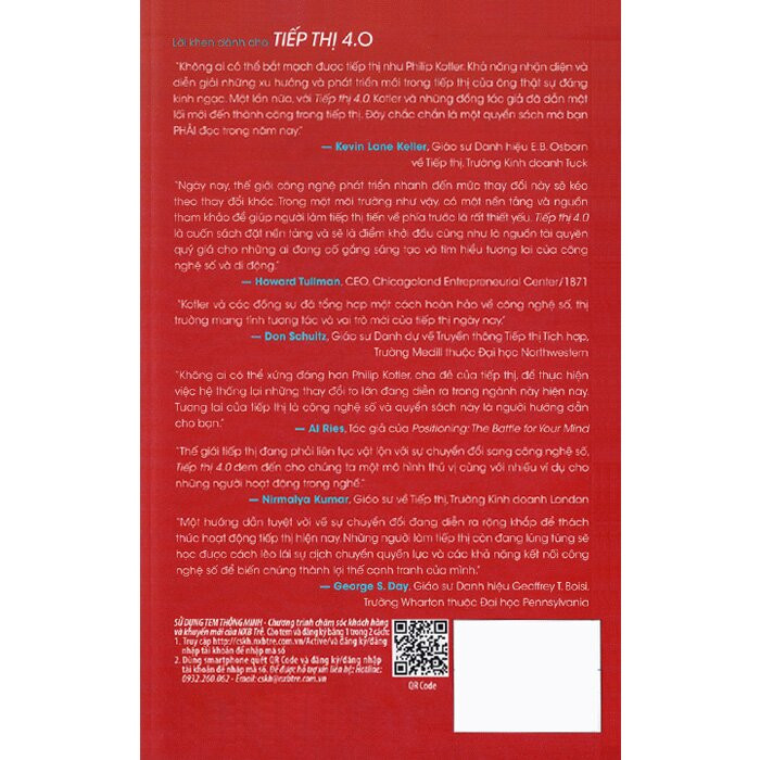 TIẾP THỊ 4.0: DỊCH CHUYỂN TỪ TRUYỀN THỐNG SANG CÔNG NGHỆ SỐ - Philip Kotler, Hermawan Kartajaya, Iwan Setiawan - (bìa mềm)