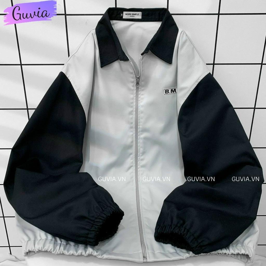 Áo Khoác Kaki B.M.O Nam Nữ Ulzzang Unisex 2 Lớp Form Rộng Thể Thao