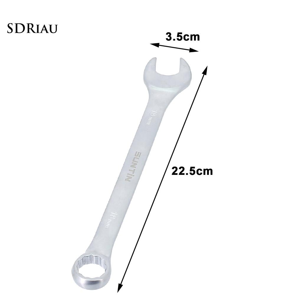PEMG Portable Combination Wrench Practical Combination Ring Open End Spanner High Hardness for Automobiles
