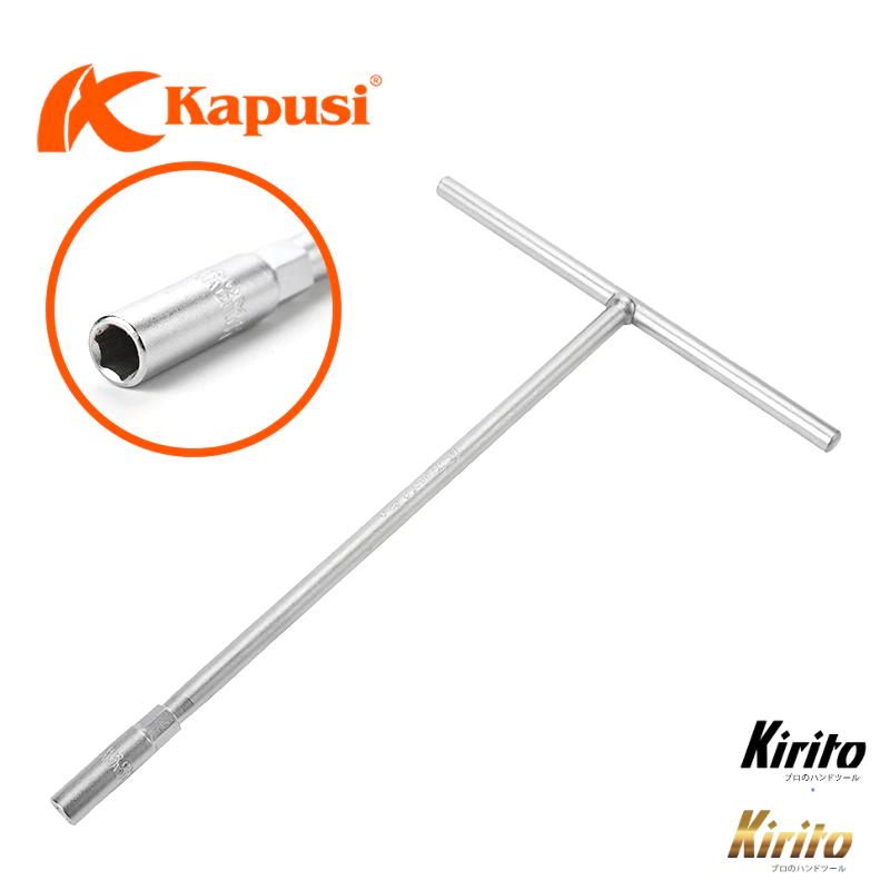 Tay Mở Ốc Chữ T Kapusi – Thép CR-V Cứng Cáp – Tay Dài – Size 6mm đến 19mm | Dụng Cụ Vặn Bu Lông, Đai Ốc Chuyên Dụng