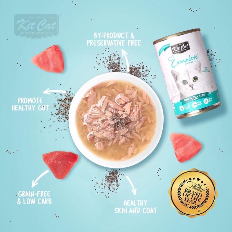 Pate KitCat lon 150g cho mèo mọi lứa tuổi - Gà &amp; Kỷ tử