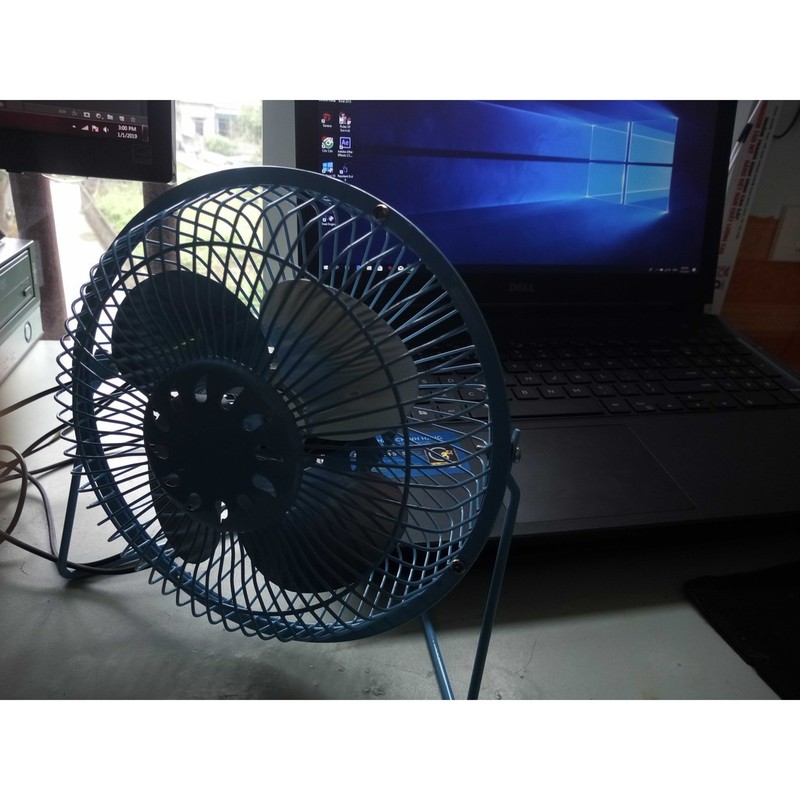 Quạt để bàn cắm cổng USB 5V 4inch, Lồng quạt 15cm