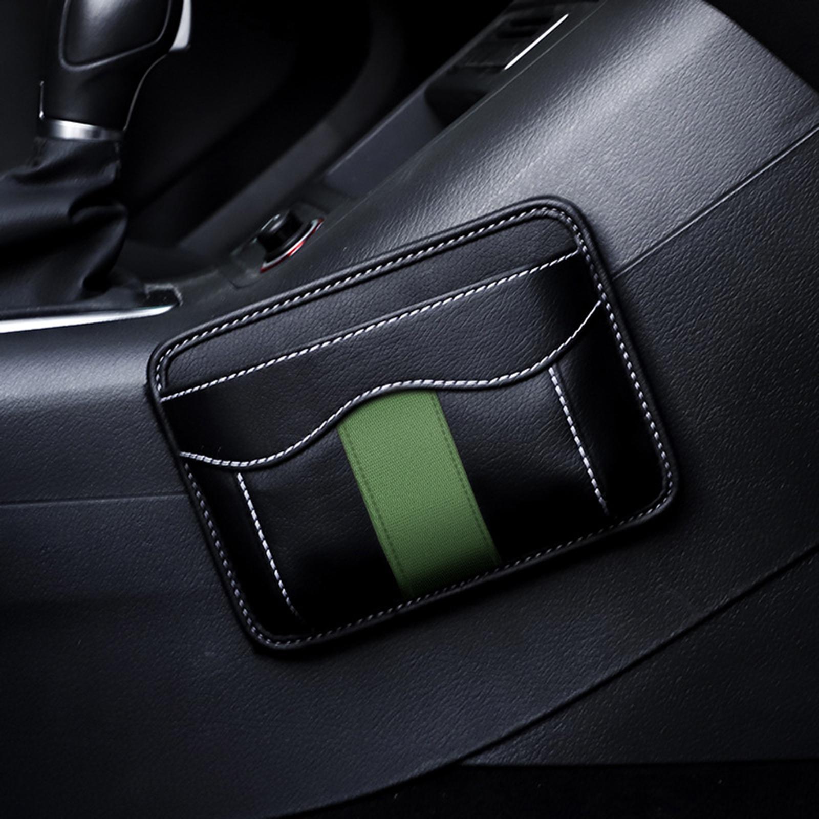 Car Seat Side Pocket Organizer PU Leather Storage Pocket for Door