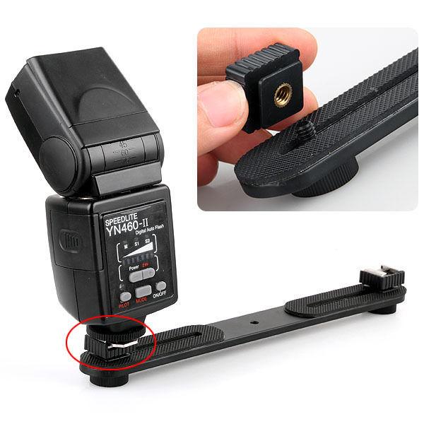 1/4"Thread Flash Hot Shoe Mount HoldAdapter for Studio Light Stand Tripod Camera