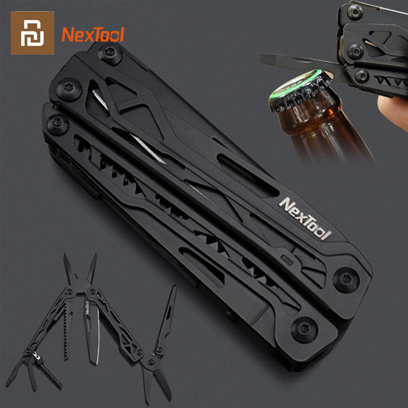 Xiaomi NEXTOOL Kìm đa chức năng 10 IN 1 Dụng cụ dao gấp cầm tay Dụng cụ cắt tuốc nơ vít không gỉ bền bỉ Kìm cắt thước