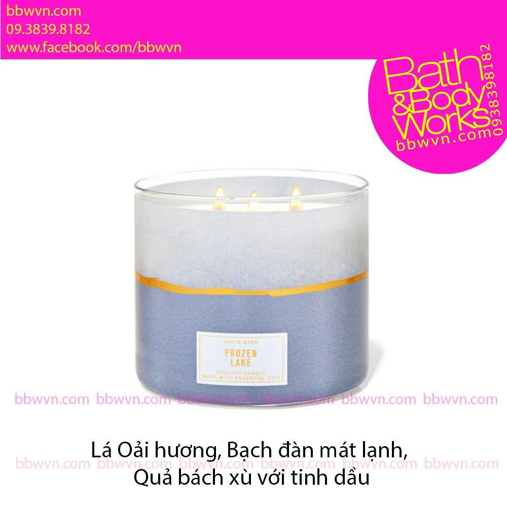 Nến thơm Bath and Body Works Frozen Lake 3 bấc