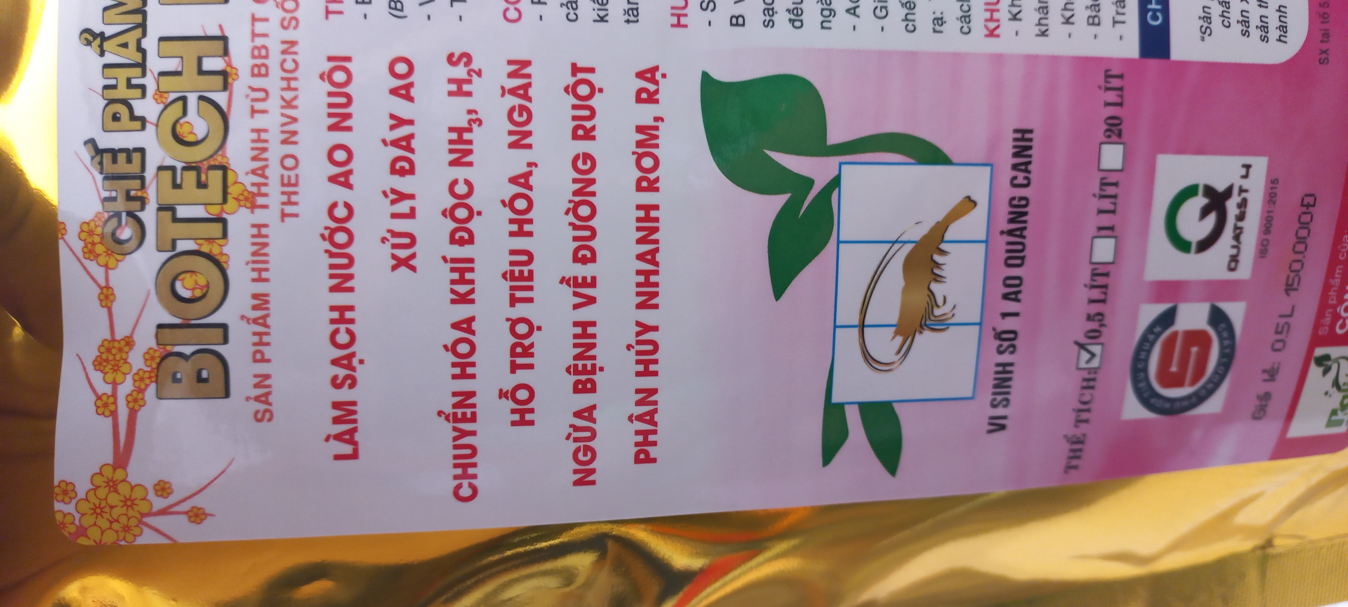 BIOTECH EM chế phẩm sinh học cho cá tôm