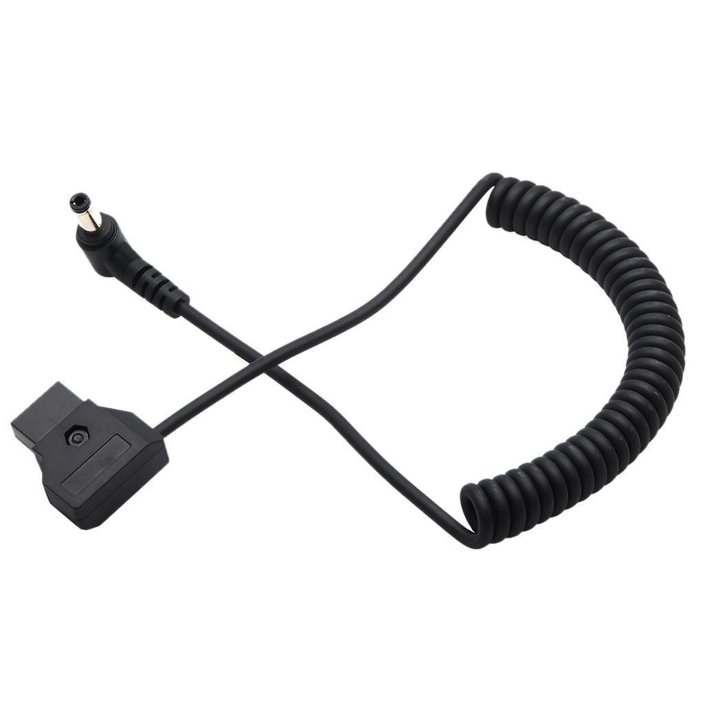 Coiled  2Pin Male to Female Extension Cable for DSLR Rig Anton Battery