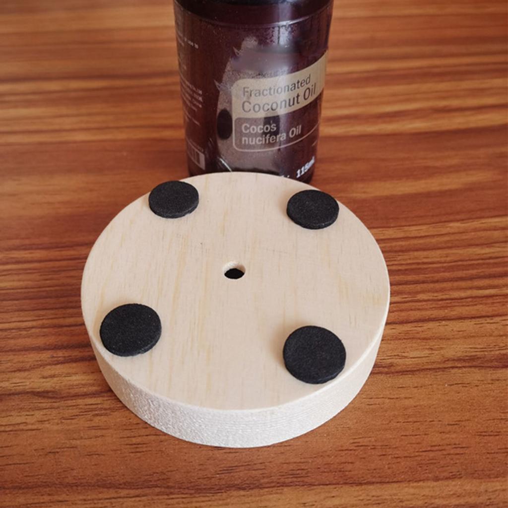 Essential Oil Bottle Display Stand Wooden Storage Organizer Rack Tray