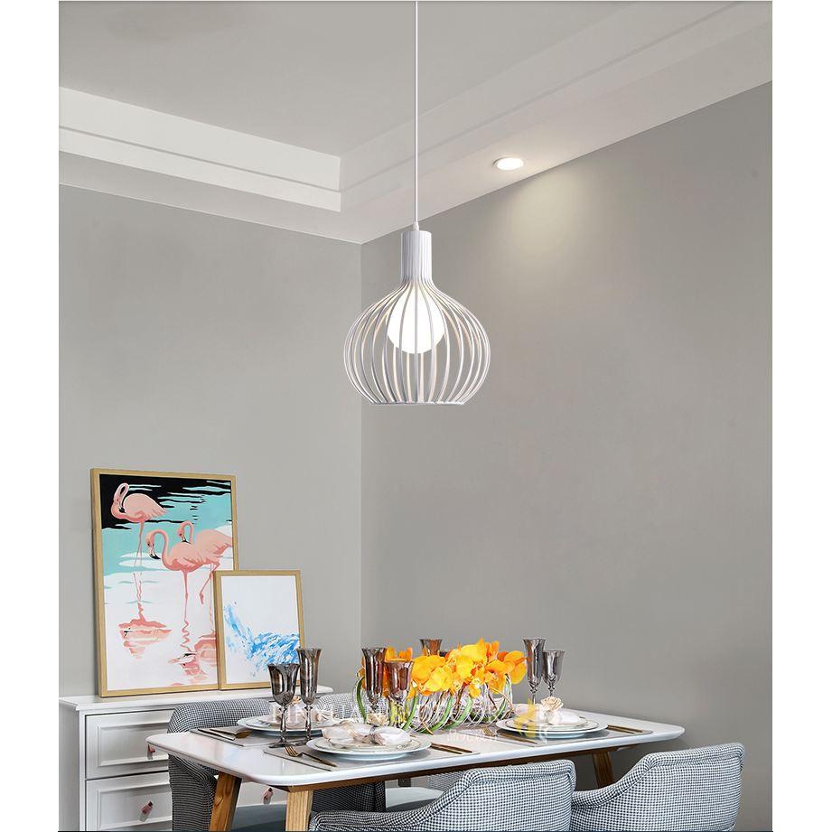 COMBO 3 thả Chụp nơm CHIM trang trí nhà cửa, quán cafe - kèm bóng Led cao cấp
