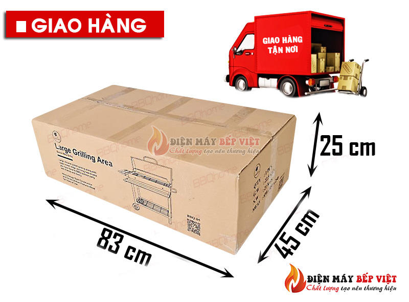 Bếp Nướng Than Hoa BBQ-05, Bếp Nướng Sân Vườn, Bếp Nướng Hot Năm 2023, Kích Thước 108x70x105cm