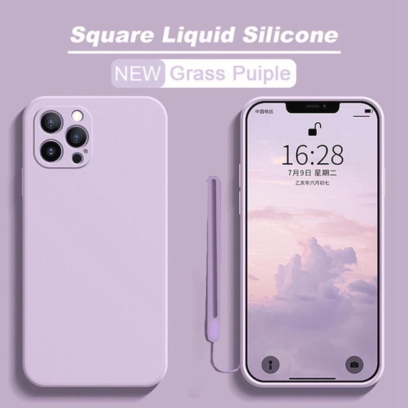 Ốp lưng Galaxy A34, A54 5G nhựa dẻo màu trơn + dây đeo