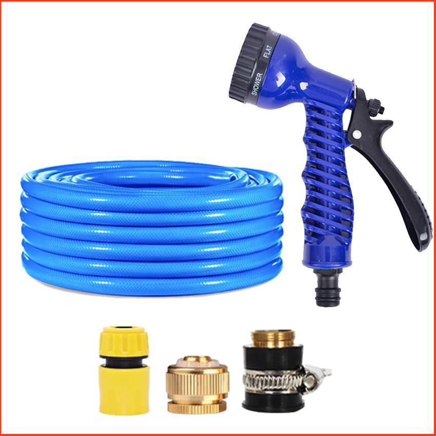 Bộ dây và vòi xịt tăng áp lực nước,rửa xe, tưới cây 15m  206843