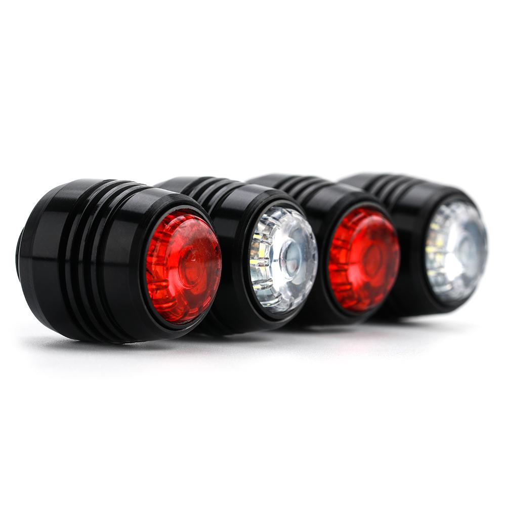 4 cái đèn led Đèn cảnh báo ban đêm cho Ván trượt dài,2 chế độ chiếu sáng,Pin sạc 300mAh.