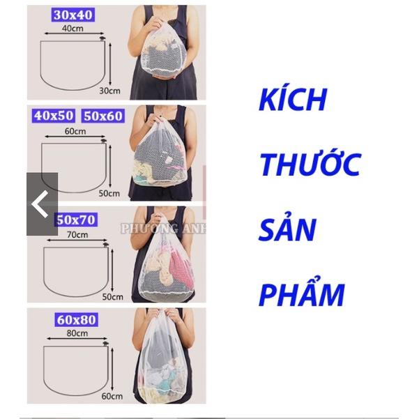 Túi Giặt Quần Áo Vải Lưới Đựng Quần Áo, Đồ Lót , Túi Lưới Giặt Đồ Bảo Quản Quần Áo