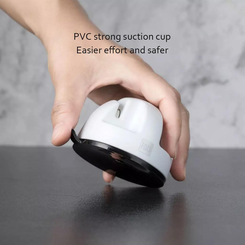 Dụng Cụ Mài Dao Huohou 2 Bước Chuyên Nghiệp Bằng Đá Sứ Tiện Lợi Dành Cho Nhà Bếp Hàng nhập khẩu